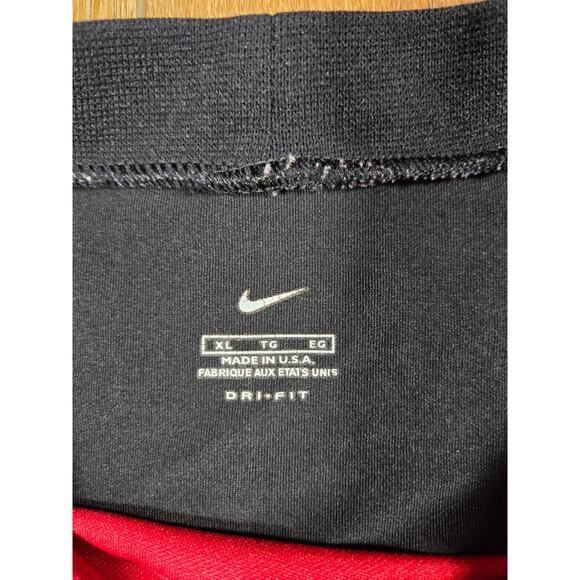 Nike Dri-Fit Team USA Soccer Track Shirt Men’s XL Red Long Sleeve Rare Vintage - Picture 3 of 8